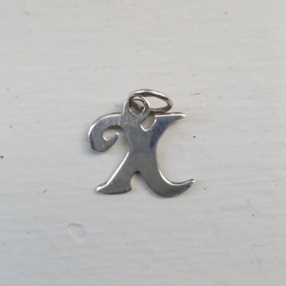 Jewelry - SILVER AG950 Letter X pendant charm